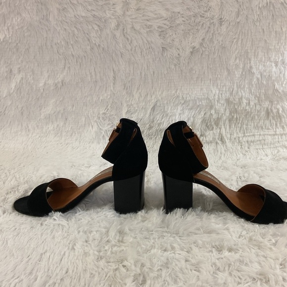 & OTHER STORIES BLACK SUEDE WOMEN SANDALS WITH BLOCK HEEL. SIZE-37, US 7. - Picture 2 of 10